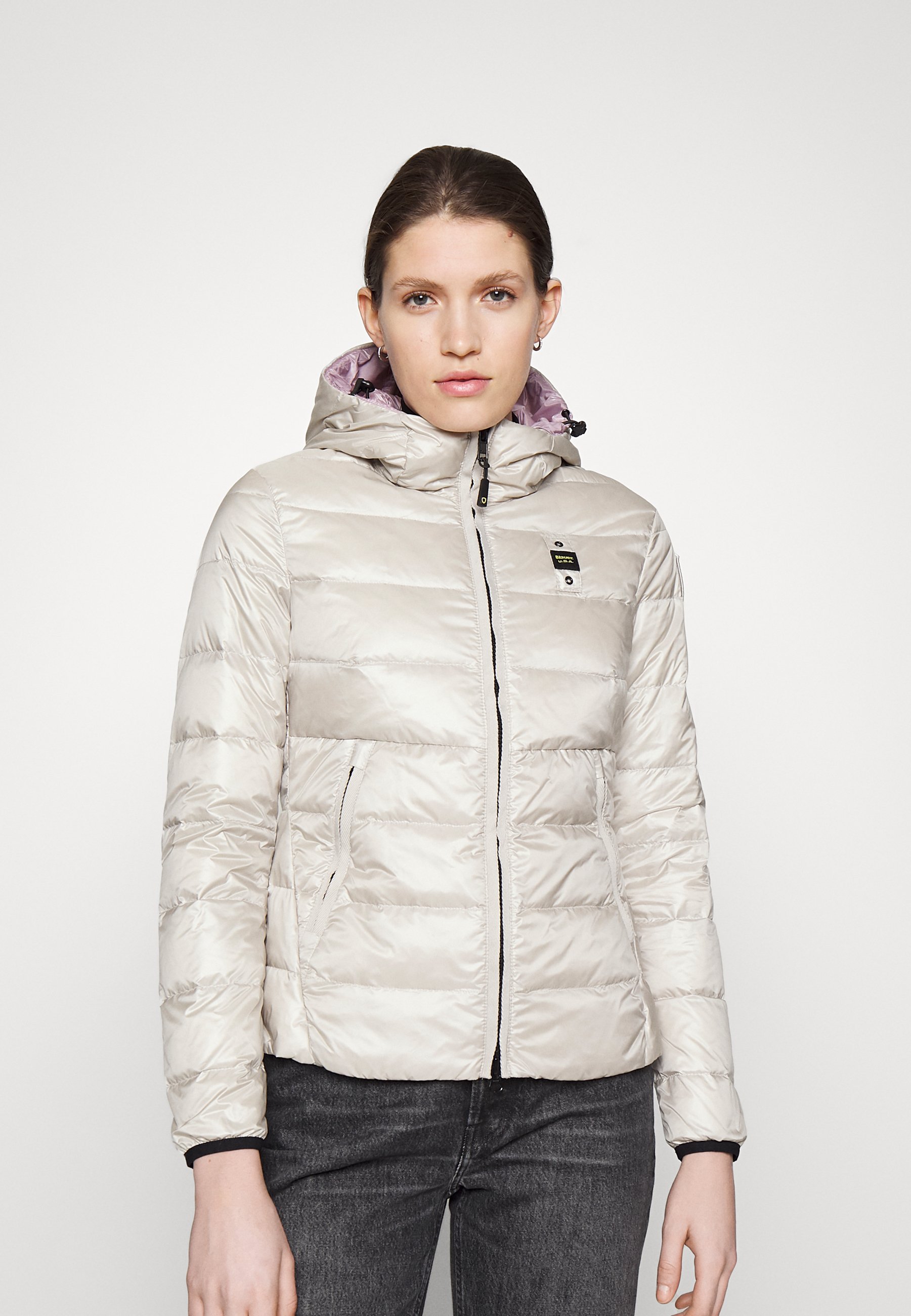 blauer basic hooded light jacket