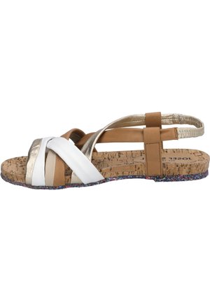 HENRIETTE - Sandalias - camel multi