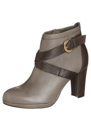 Enkellaarsjes met hoge hak - grey