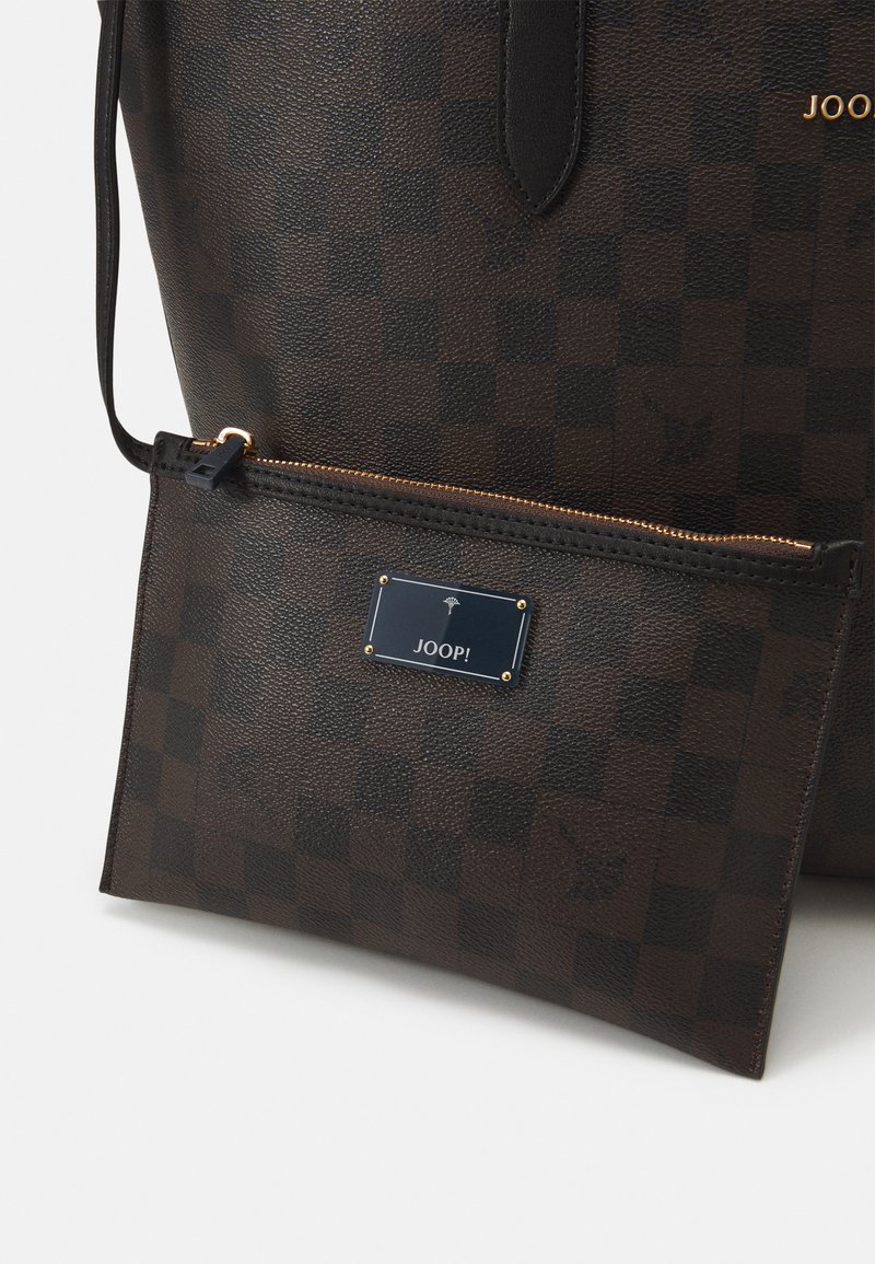 JOOP! CORTINA PIAZZA LARA SET Tote bag seal brown/dark brown