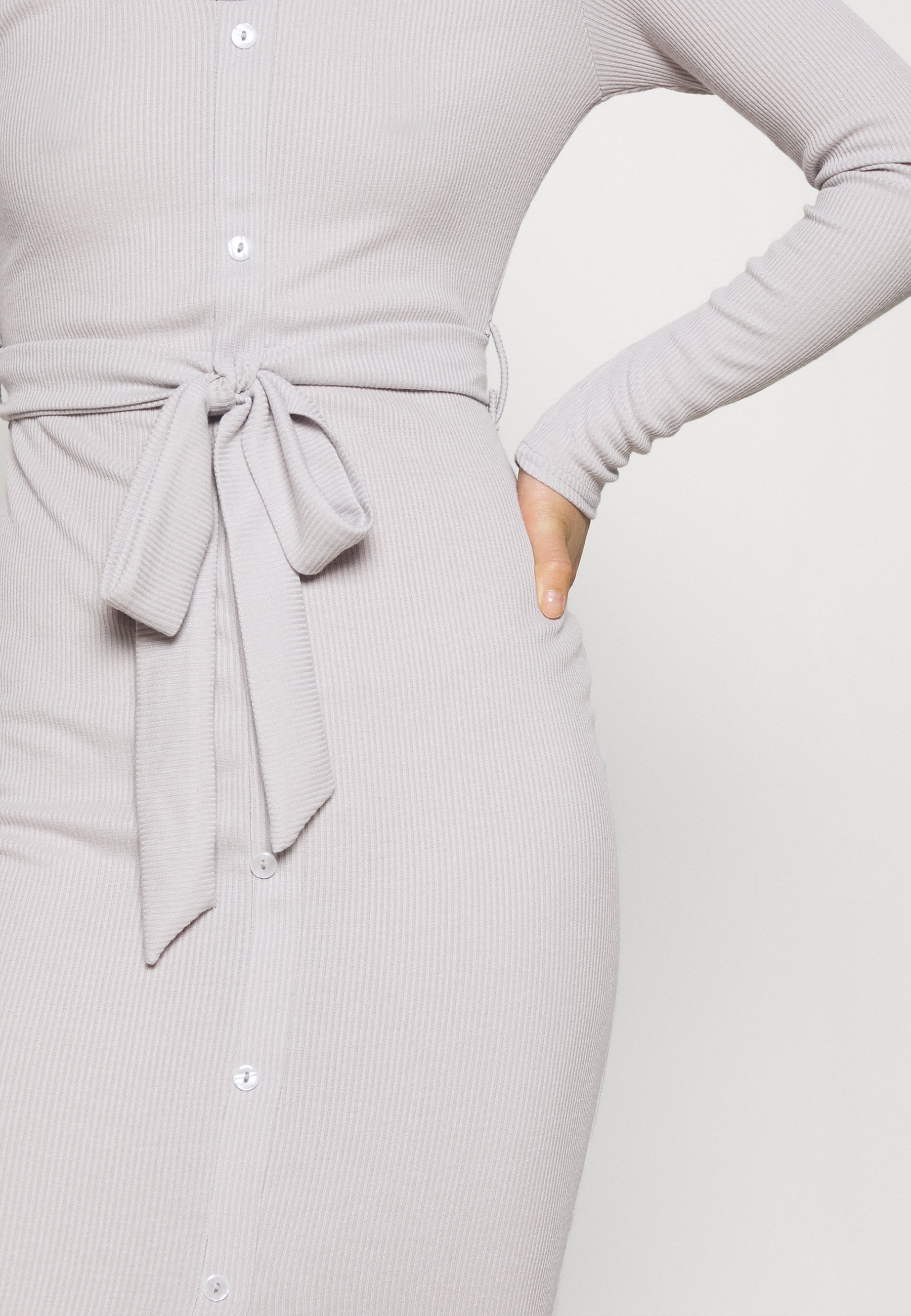 Missguided Petite RIBBED BUTTON FRONT 