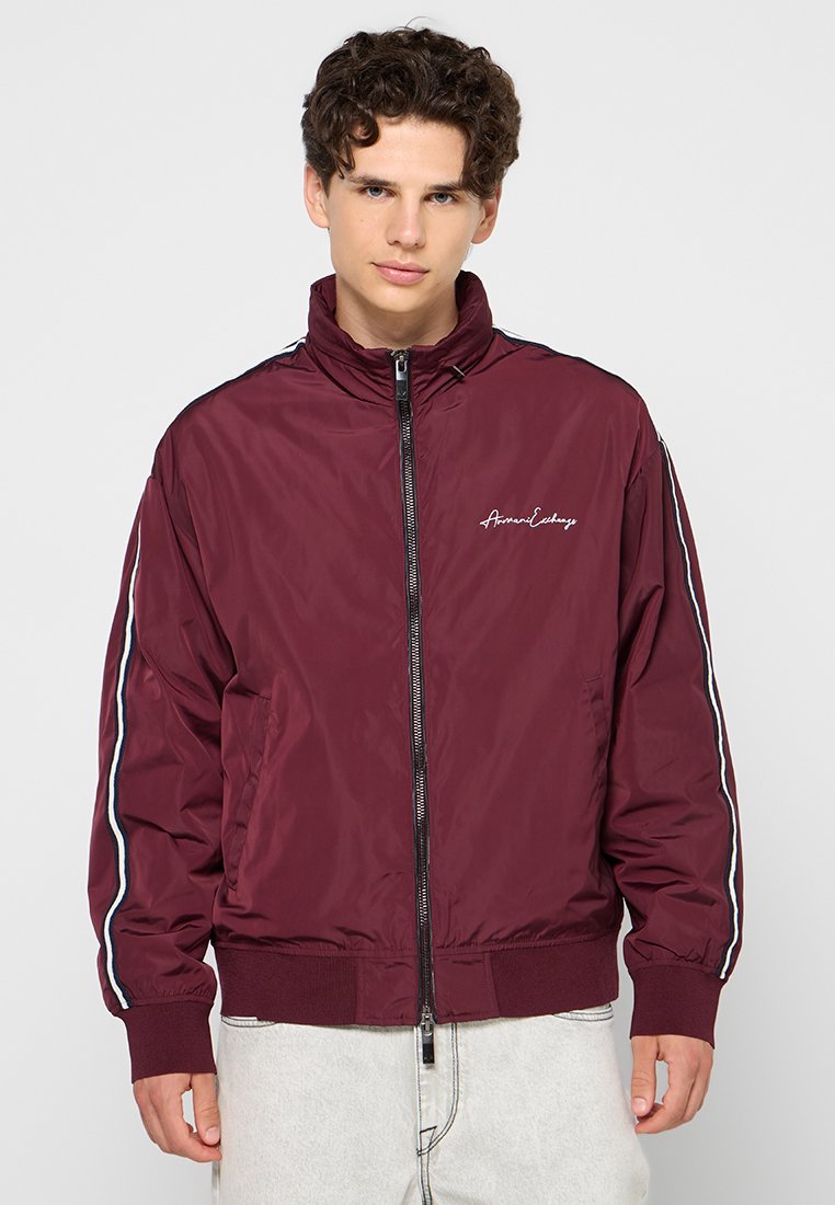 Armani Exchange Jas bordeauxrood