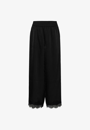Kaffe, KATHILDE PANTS - Broek - black deep cc