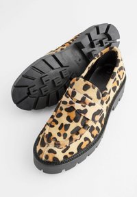 Next FOREVER COMFORT CHUNKY LOAFERS STANDARD - Chaussons - leopard