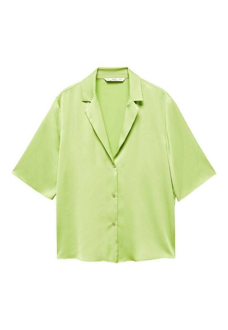 Mango Overhemdblouse groen Mango Overhemdblouse groen