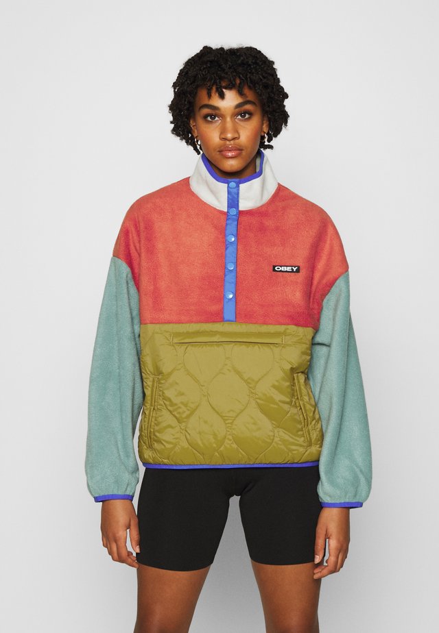 JUNIPER POPOVER - Fleece jumper - orange