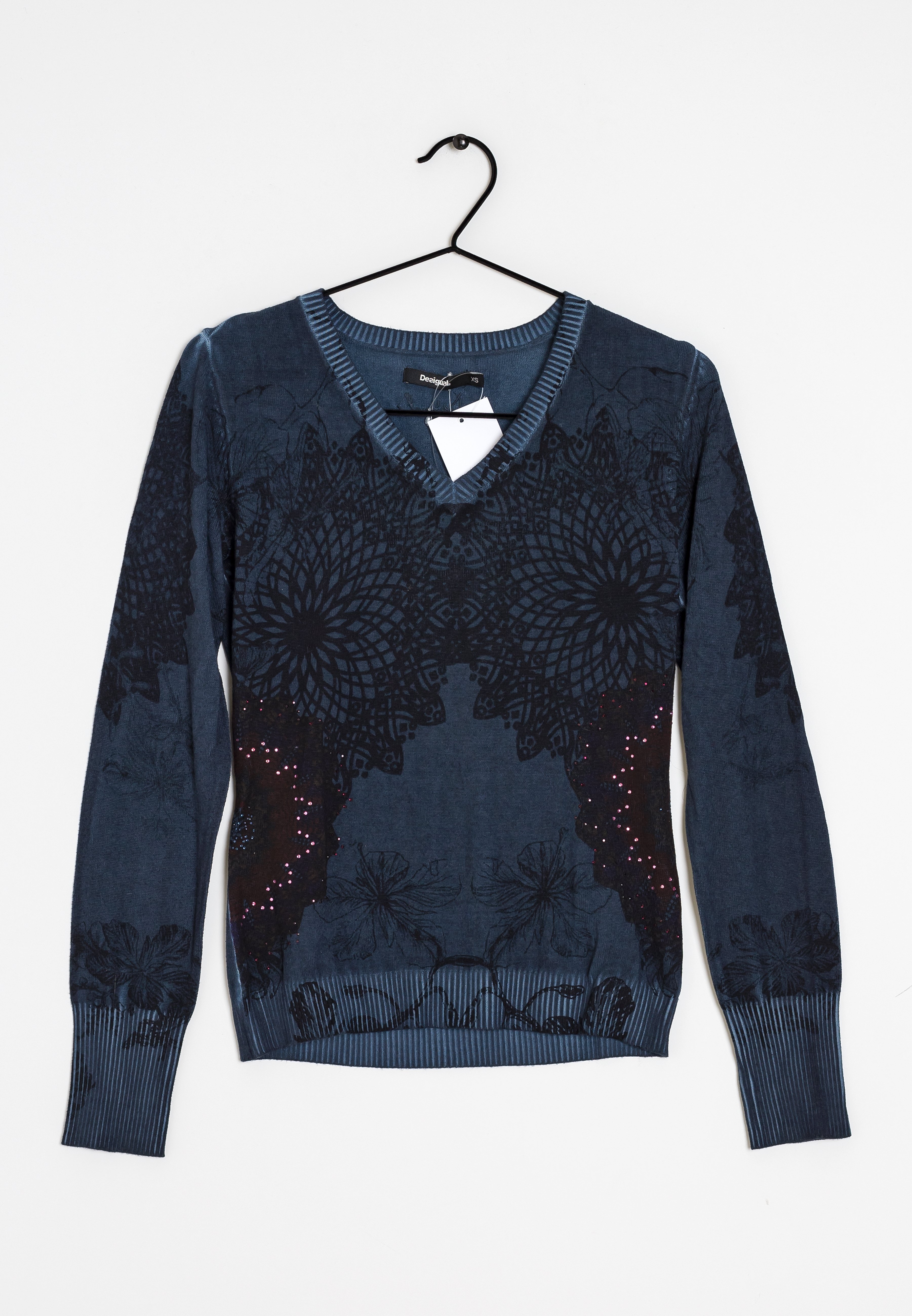 Desigual Jersey de punto - blue/azul - Zalando.es