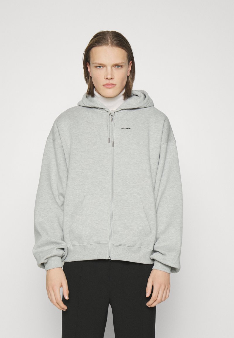 Holzweiler FORTUNE ZIP HOODIE Zipup sweatshirt grey mix/light grey