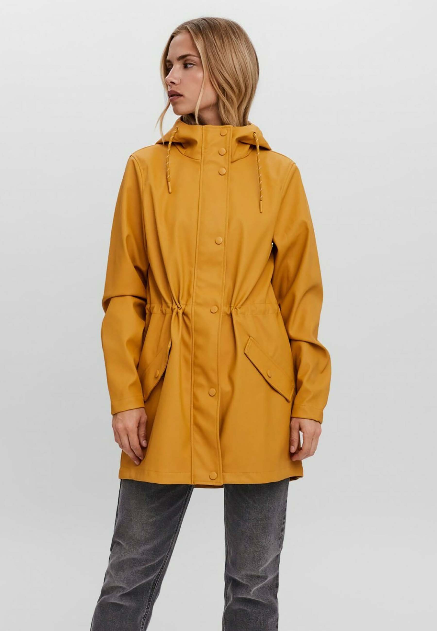 pin Openlijk Verleiding Vero Moda VESTE IMPERMÉABLE - Regenjas - jaune/Geel - Zalando.nl