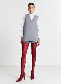 Calliope CON SCOLLO V - Top - grigio scuro melange