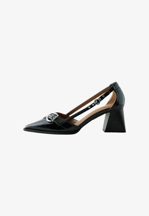Next, REGULAR FIT - FOREVER COMFORT® BUCKLE TWO PART BLOCK HEELS - Klasické lodičky na opätku - black