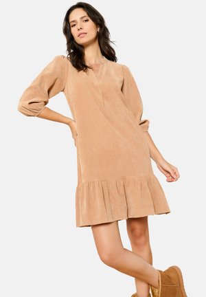 Jurk - camel brown