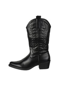 Bottes de cowboy / motard - schwarz