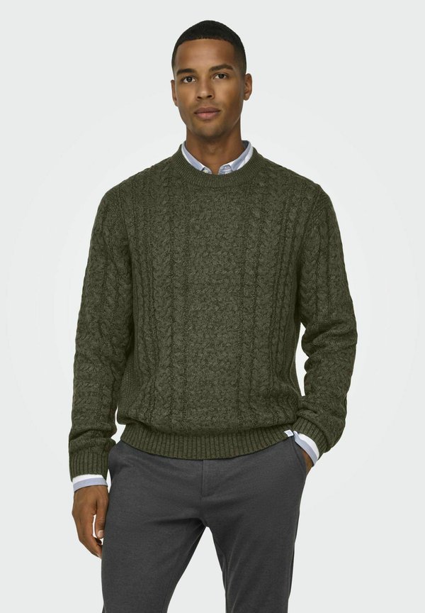 ONSFLETCHER  - Strickpullover - olive night