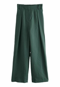 REGULAR FIT - WIDE LEG ELASTIC BACK  - Pantaloni - green