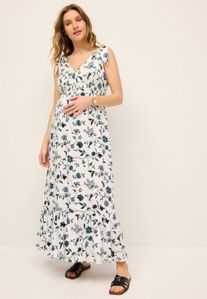 MATERNITY MIDAXI NURSING - REGULAR FIT - Maxikleid - blue floral