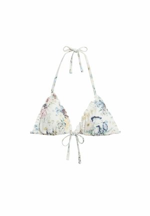 Kappahl, PADDED TRIANGLE BIKINI TOP - Bikini-Top - off-white