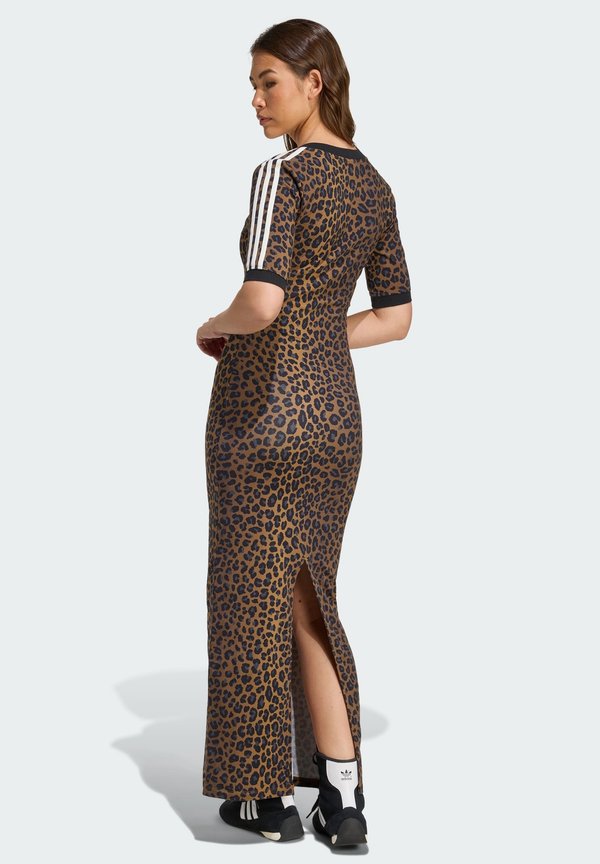 LEOPARD V NECK - Jersey dress - multicolor4