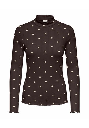 JDYFRANSISKA - Langærmet T-shirt - chocolate torte