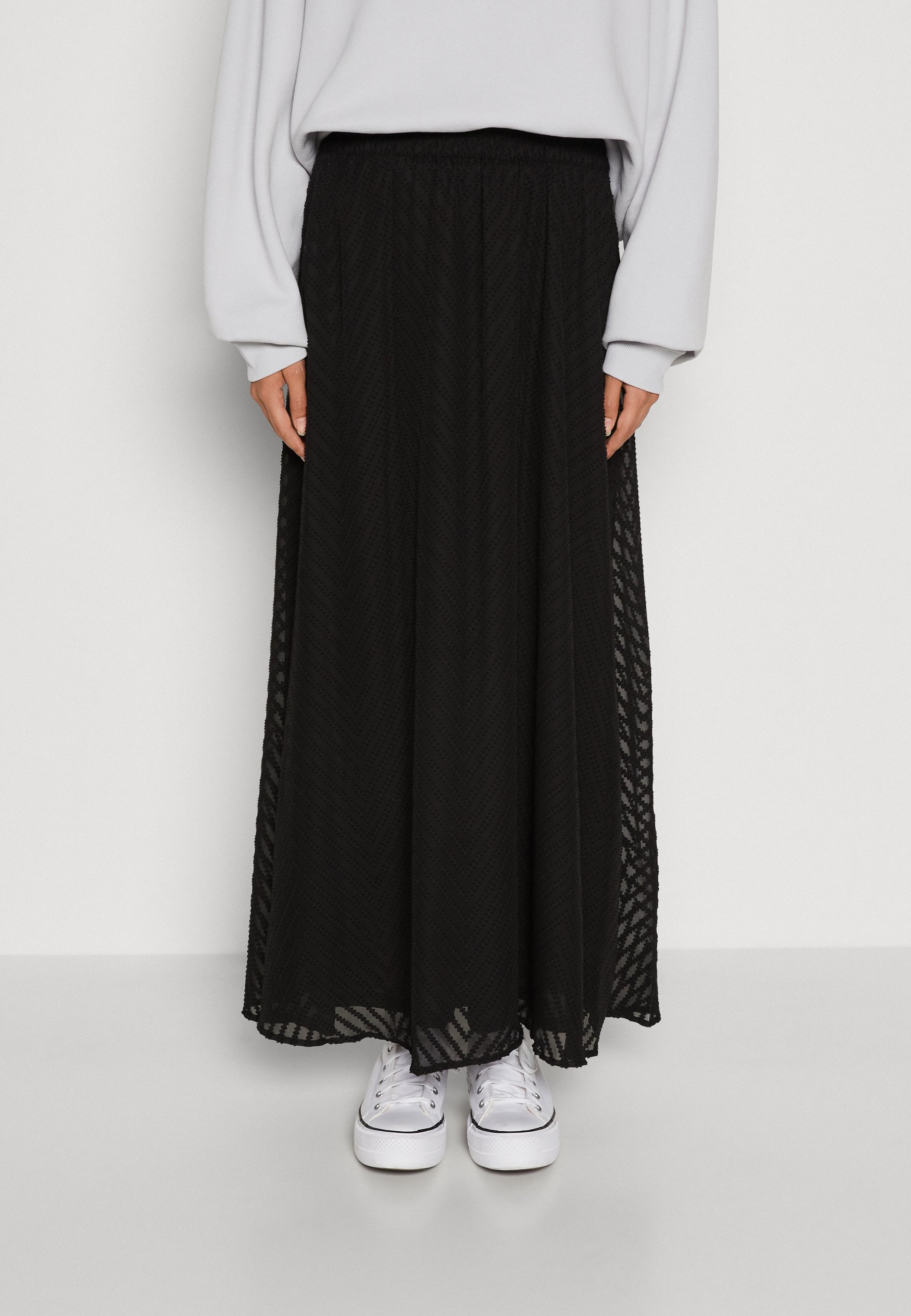 Jupe Jacquard Theory Nellida - Rayures Zigzag Noir/Crème, Taille S, Occasion Très Bon État