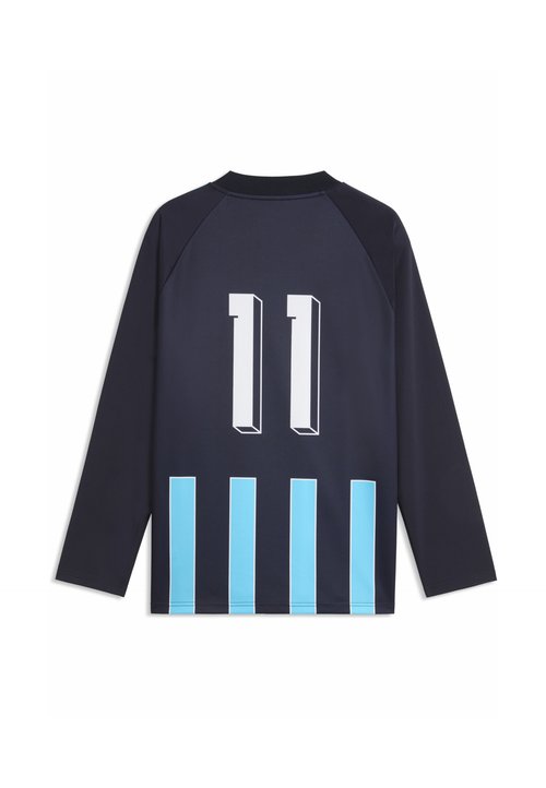PUMA OLYMPIQUE MARSEILLE KING JERSEY LS - Club wear - new navy-bright aqua — photo 2