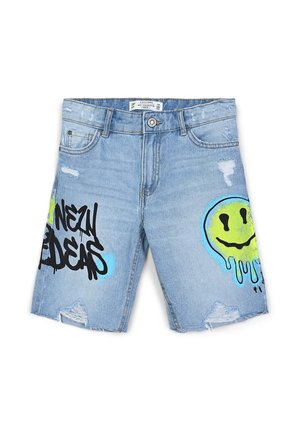 GRAFF MEDCH SKAT - Denim shorts - blu denim medio chiaro