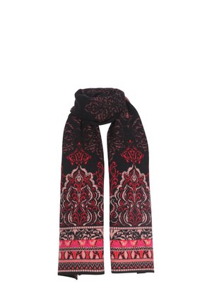 JACQUARD ORNAMENT PATTERN - Sciarpa - chocolate black