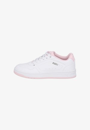 Puma, COURT CLASSY - Sneakers - puma white-whisp of pink-puma silver