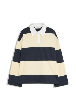 Bershka, LONG SLEEVE POLO NECK SWEATER - Polo - yellow