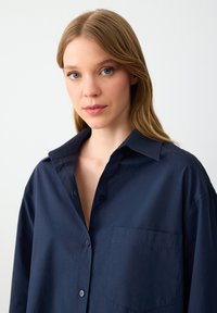 Jimmy Key CLASSIC - Button-down blouse - dark blue