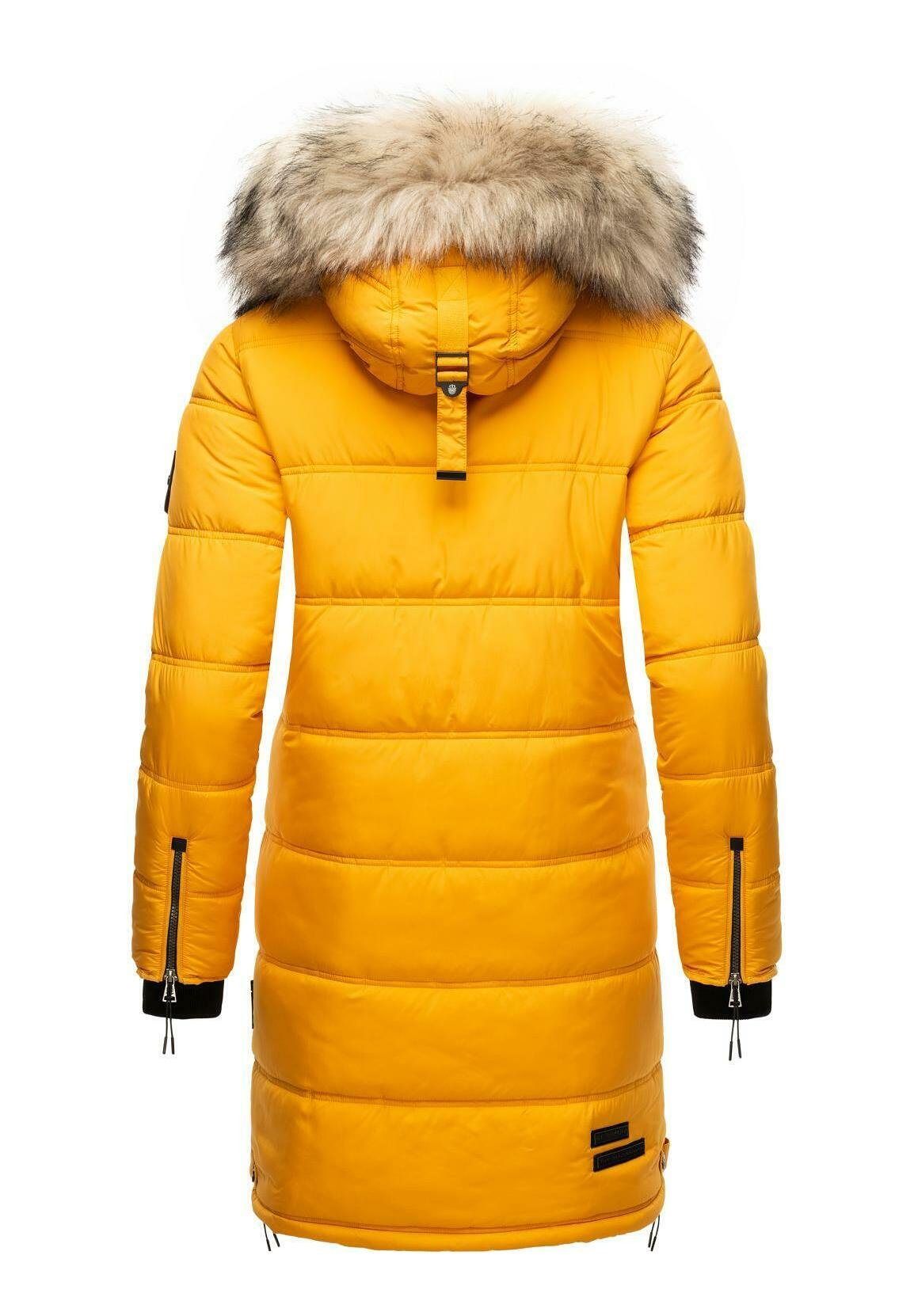 mustard yellow winter jacket