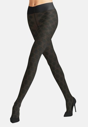 FALKE, HIGH WAIST CRYSTAL STRUMPFHOSE 20 - Collants - black