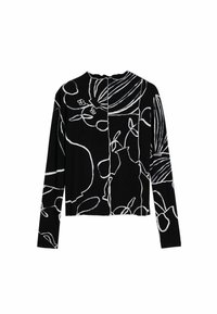 VASE SILHOUETTES  - Top s dlhým rukávom - white