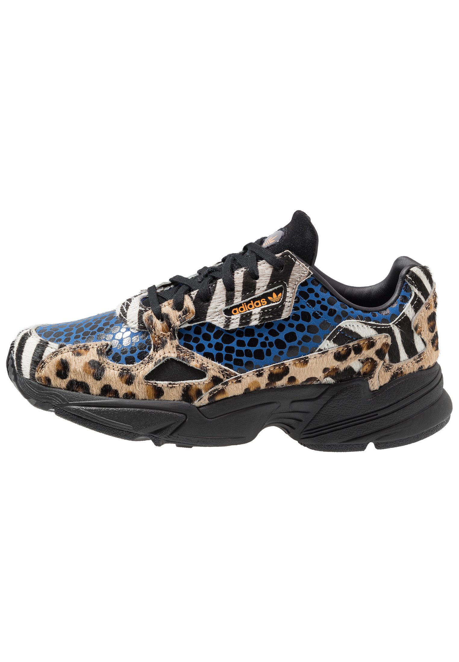 adidas Originals FALCON - Sneakers laag - offwhite/clear black/bright  gold/crème - Zalando.nl
