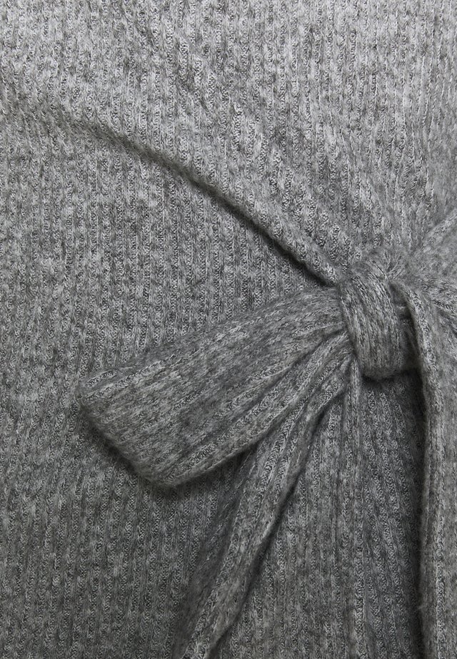 BRUSHED BALLET WRAP - Jumper - grey