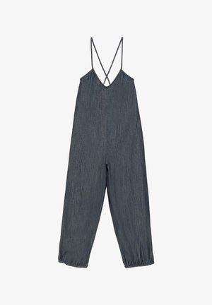 PULL&BEAR, SAROUEL TROUSERS WITH STRAPS - JUMPSUIT - Jumpsuit - dark blue