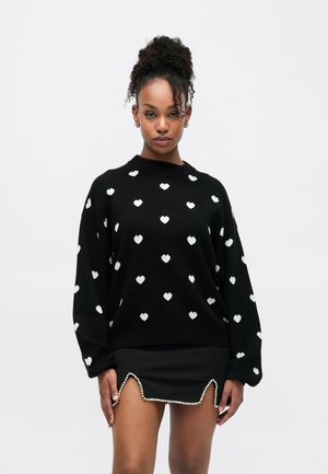 Džemperis - black/white