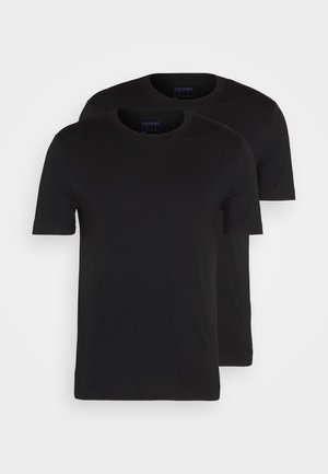 2 PACK - T-shirt - bas - black
