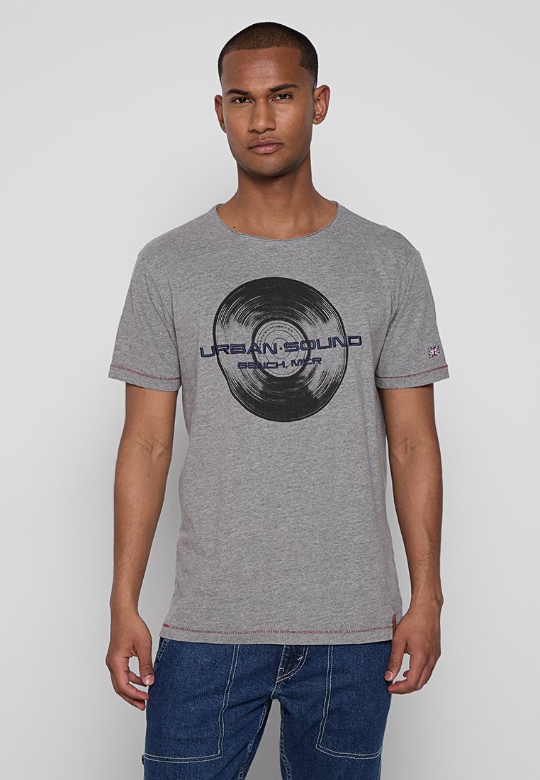 Bench T-shirt print grijs