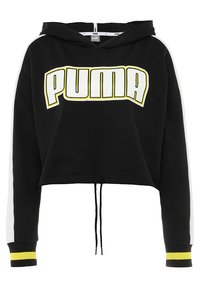 Puma Jersey con capucha - black