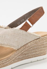 Rieker Platform sandals - cognac