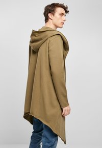 Urban Classics LONG HOODED OPEN EDGE CARDIGAN - Strickjacke - tiniolive
