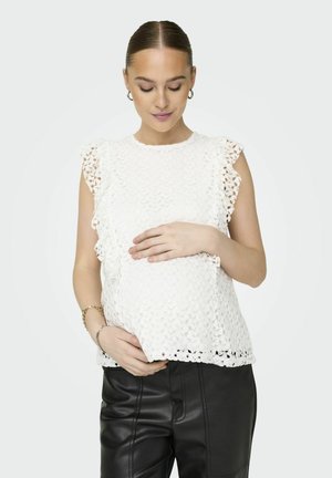 ONLY MATERNITY Blusa - cloud dancer