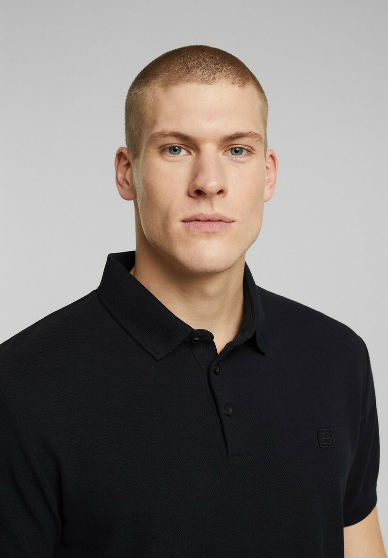 Herren T-Shirts basic | Esprit Poloshirt black/schwarz - RU75706 Herren T-Shirts basic | Esprit Poloshirt black/schwarz - RU75706