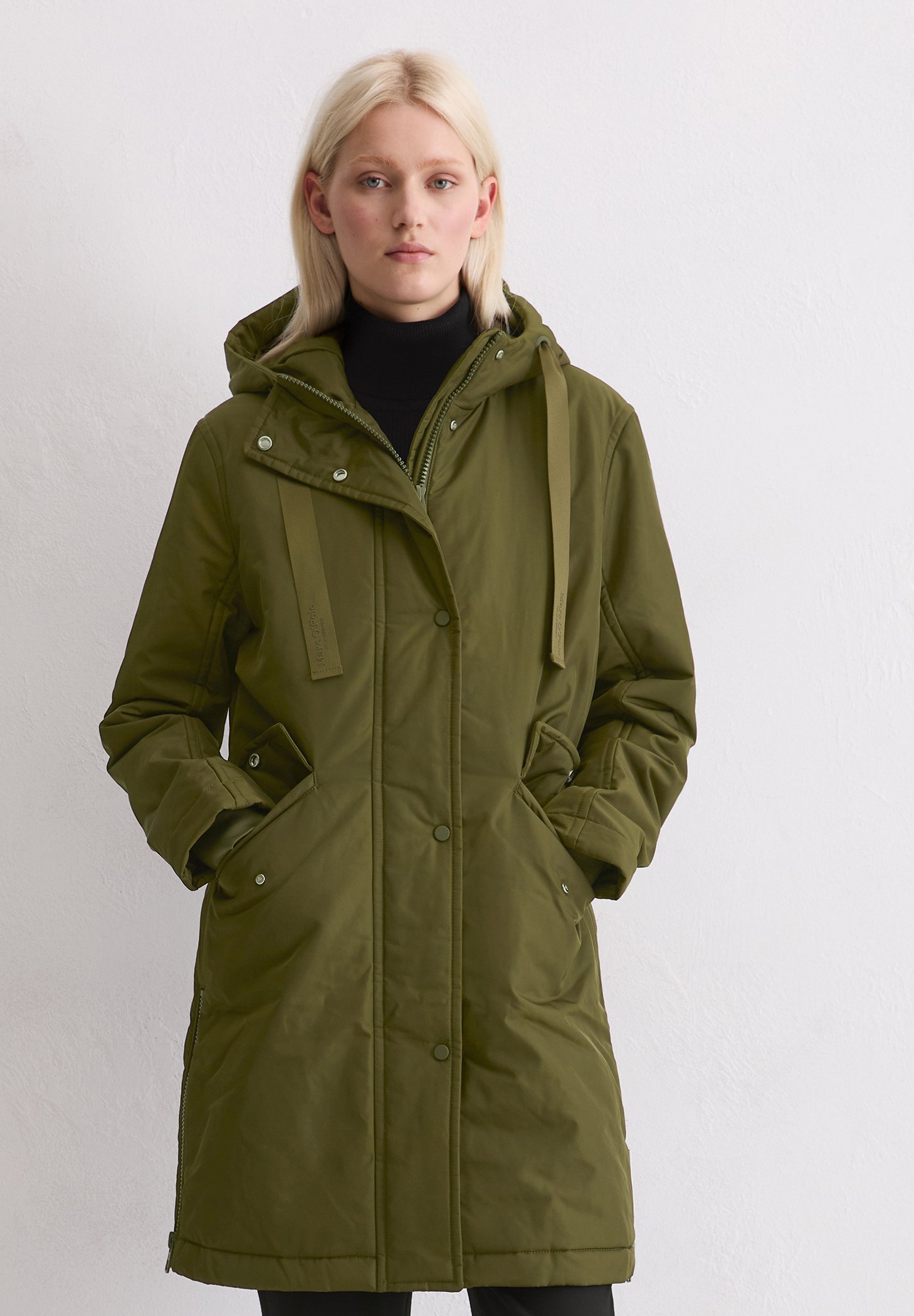 Marc O'Polo Parka - mossy olive/dunkelgrün - Zalando