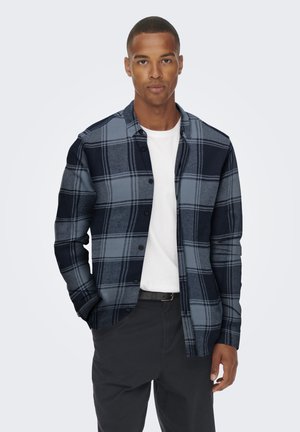 GUDMUND LS CHECKED NOOS - Camisa - flint stone