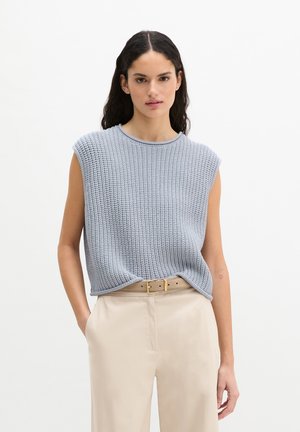 ÄRMELLOSER LOOSE - Strickpullover - grey horizon