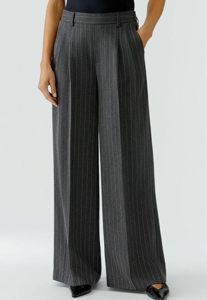 Pantalon classique - dk grey black