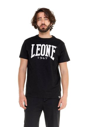 LEONE 1947, T-SHIRT - T-shirt imprimé - black-light grey solid