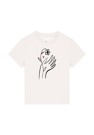 watapparel, SELF LOVE - T-Shirt print - off white